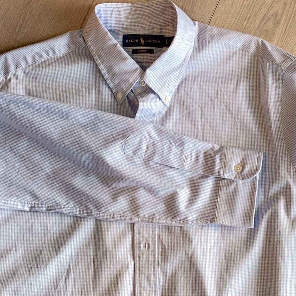 BNWT Ralph Lauren Dress Shirt in Blue Size L